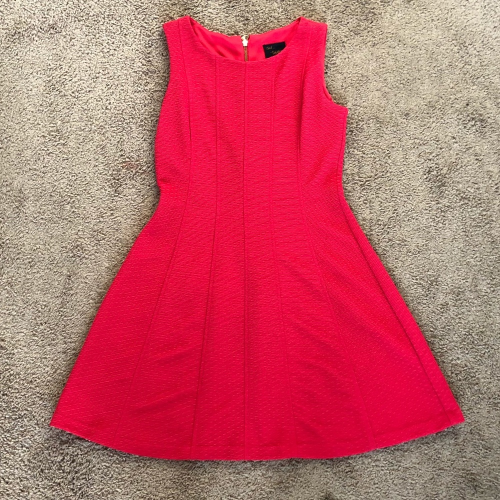 Just...Taylor Pink Fit n Flare Dress (Size 4)